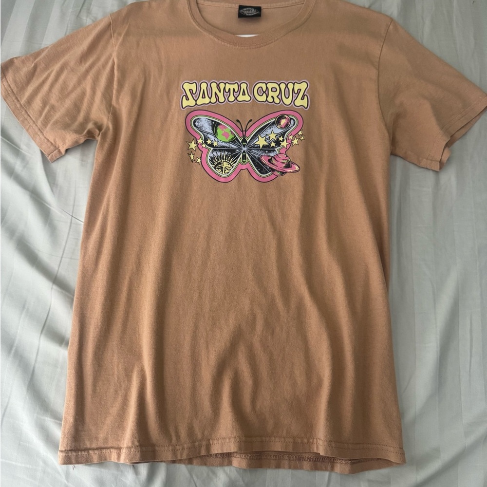 Santa Cruz Skateboards Tan Crewneck
